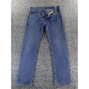 Levi's 505 Men's Straight Leg Blue Denim Jeans 5-Pocket Design Size 32x32‎